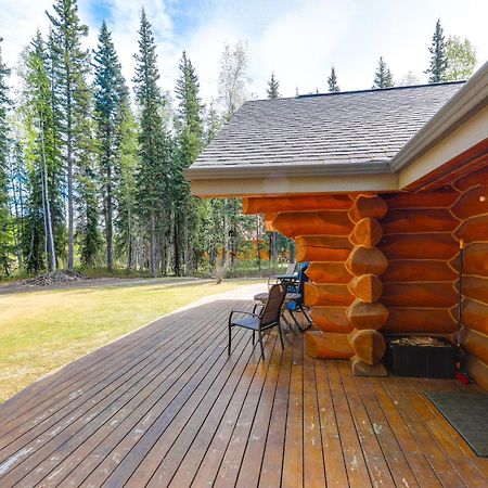 Riverside Log Cabin On-Site Aurora Viewing! North Pole 외부 사진